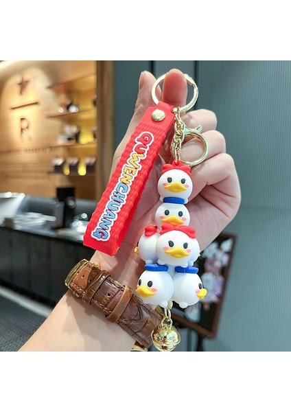 Jenga Donald Duck Çanta Anahtarlığı Dekorasyonu Küçük Hediye (Yurt Dışından)