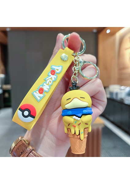 Cing Ördek Anahtarlık Çanta Dekorasyonu Küçük Hediye (Yurt Dışından)