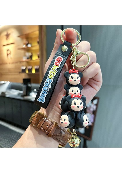 Jenga Mickey Anahtarlık Çanta Dekorasyonu Küçük Hediye (Yurt Dışından)