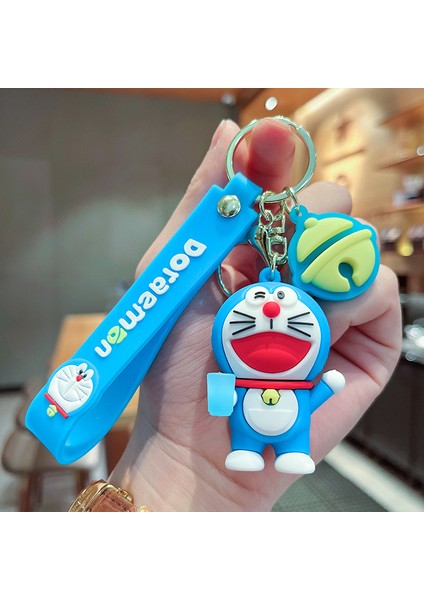 Çay Bardağı Doraemon Çanta Anahtarlığı Dekorasyonu Küçük Hediye (Yurt Dışından)