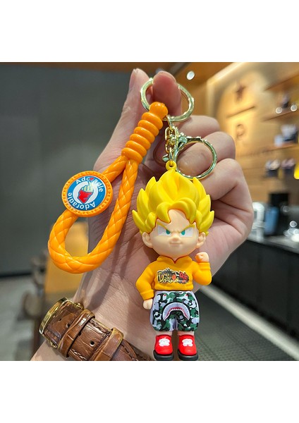 Dragon Ball Saiyan Çanta Anahtarlığı Dekorasyonu Küçük Hediye (Yurt Dışından)