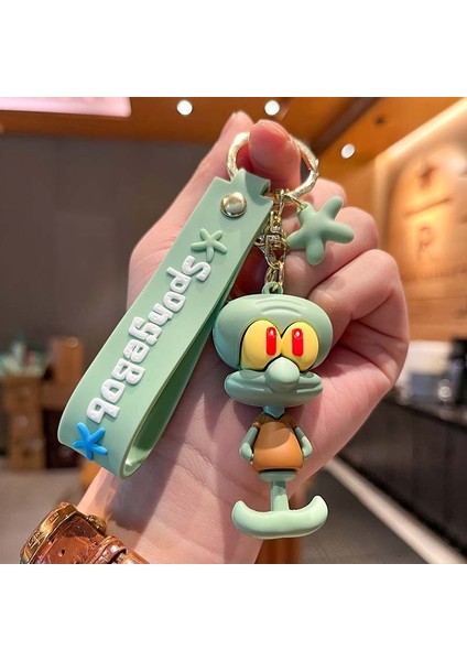 Squidward Çanta Anahtarlığı Dekorasyonu Küçük Hediye (Yurt Dışından)