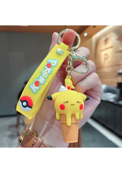 Cing Koni Pikachu Anahtarlık Çanta Dekorasyonu Küçük Hediye (Yurt Dışından)