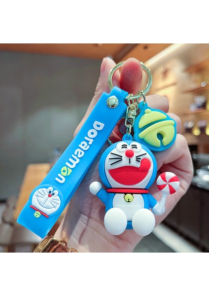 Şeker Doraemon Çanta Anahtarlığı Dekorasyonu Küçük Hediye (Yurt Dışından)