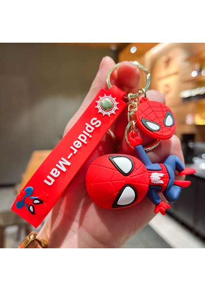 Örümcek Adam Bebek Anahtarlık Çanta Dekorasyonu Küçük Hediye (Yurt Dışından)