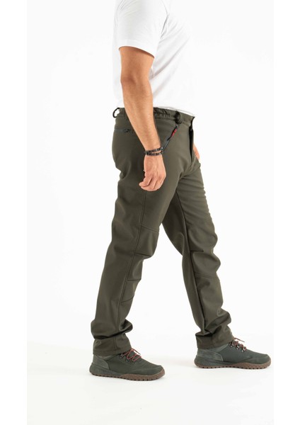 Kışlık Içi Polarlı Rüzgar Geçirmez Softshell Pantolon PRS-1779