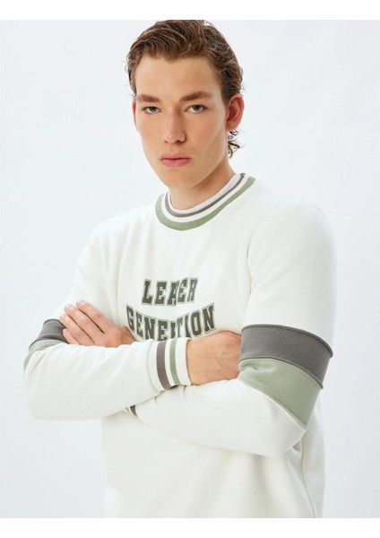 5WAM70005MK 000 Beyaz Erkek Pamuk Jersey Sweatshırt fiyatları