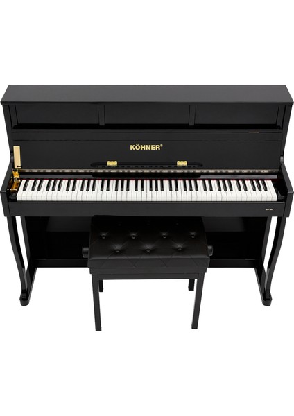 SLP-980 BK Dijital Duvar Piyano (88 Tuş, Tuş Hassasiyeti, Bluetooth, Kapaklı) - Kulaklık ve Tabure Hediyeli