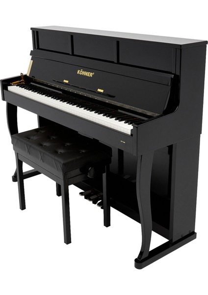 SLP-980 BK Dijital Duvar Piyano (88 Tuş, Tuş Hassasiyeti, Bluetooth, Kapaklı) - Kulaklık ve Tabure Hediyeli
