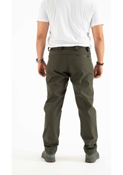 Kışlık Içi Polarlı Su ve Rüzgar Geçirmez Softshell Pantolon PRS-1779