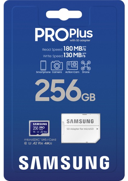 Proplus 256 GB Microsd Card