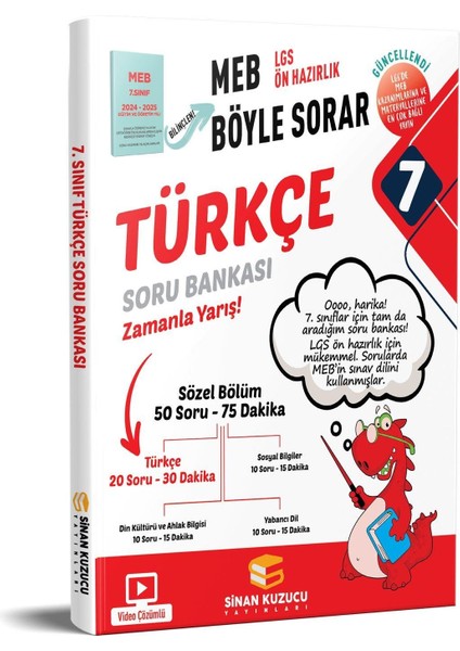 7.sınıf Türkçe Soru Bankası Sinankuzucu