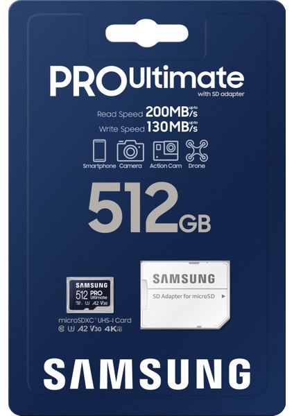 Pro Ultimate 512 GB Microsd Card