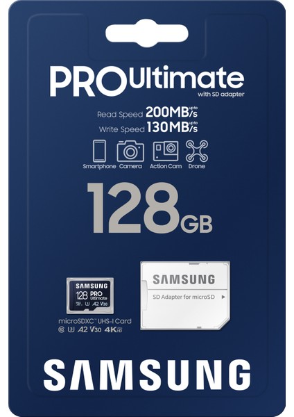 Pro Ultimate 128 GB Microsd Card