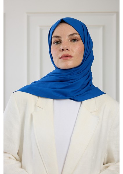 Pure Pamuk Şal - İndigo