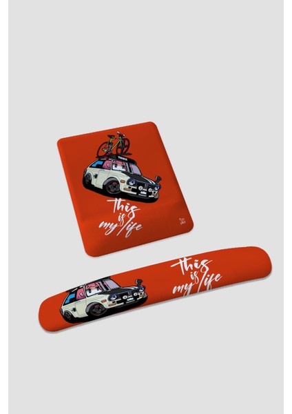 My Life Bilekdestekli Mousepad ve Klavyepad