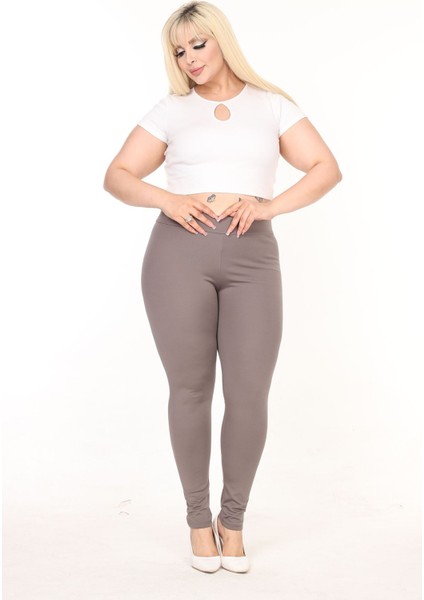 Esnek Büyük Beden Esnek Şardonlu Tayt 27A-2585 modelleri