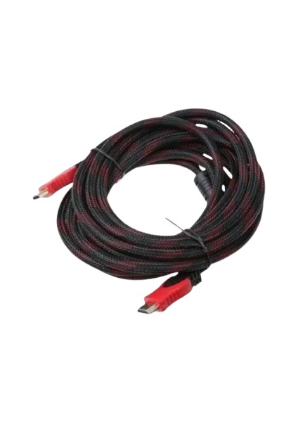 Hdmi Kablosu 15 Metre LCD Laptop 4K Fhd Ara Bağlantı Erkek-Erkek Tv Kablo Ps3 Ps4 Xbox