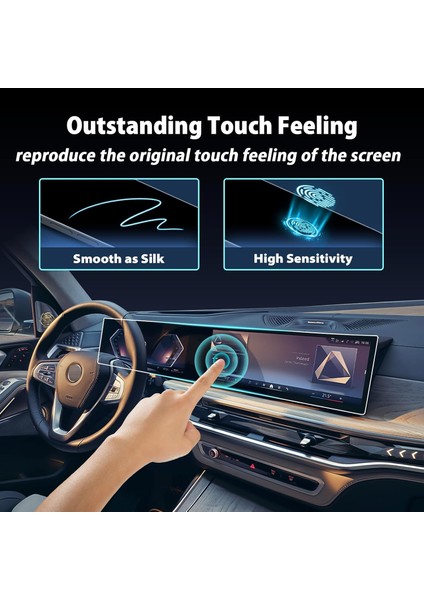 Bmw Ix 12.3 Inç Dijital Gösterge Ve 14.9 Inç Multimedya Uyumlu 9H Nano Ekran Koruyucu fırsatları