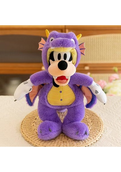 Yeni Cadılar Bayramı Mor Ejderha Goofy Sevimli Karikatür Peluş Oyuncak Bebek (Yurt Dışından)