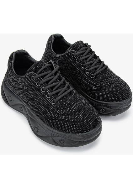Kadın Vegan Siyah Sneakers & Spor Ayakkabı 921 K25-0017 Bn Ayk Y24 Sıyah fiyatları