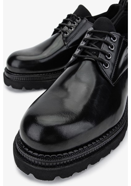 Erkek Hakiki Deri Siyah Açma Casual Ayakkabı 771 508 Erk Ayk SK24-25 Sıyah Acma modelleri