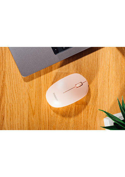 Smw-88 USB Pembe 2.4ghz Kablosuz Mouse