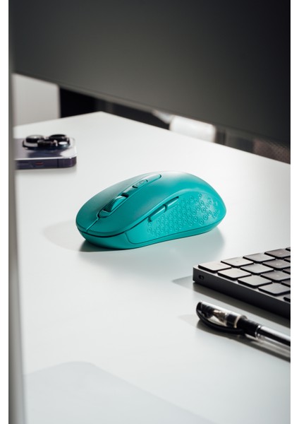 SM-BT08 USB Yeşil 2in1 Bluetooth ve 2.4ghz Kablosuz Mouse   