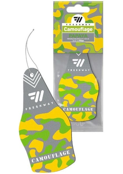 Dry Camouflage Papaya Kavun Agacı Kokusu