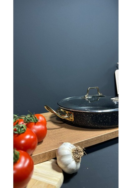 22 cm Çift Kulp Granit Tava