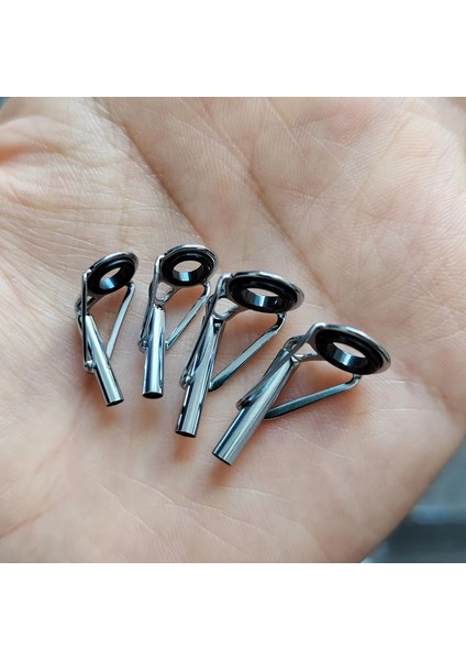 4 mm 1 Adet Paslanmaz Çelik,krom Kaplama Çerçeve,kamış,olta Ucu,porselen Zirkonyum Halka fiyatları