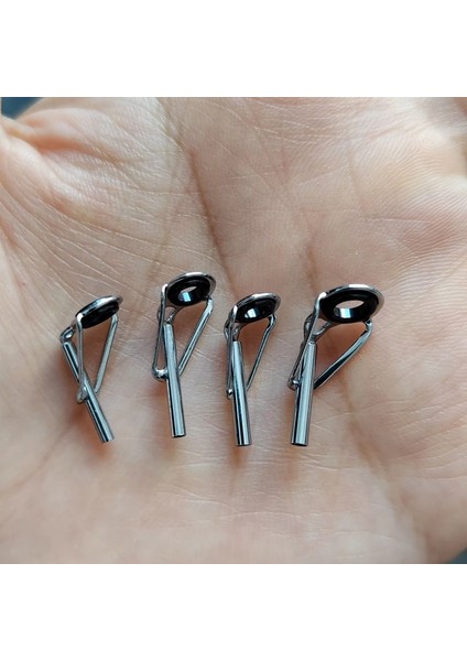 4 mm 1 Adet Paslanmaz Çelik,krom Kaplama Çerçeve,kamış,olta Ucu,porselen Zirkonyum Halka modelleri