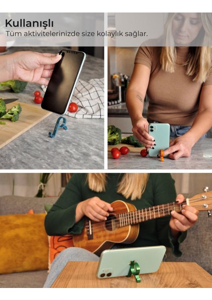 Telefon Standı, Serçe Parmak Sendromu ve El Sı Önleyici. Masaüstü Stand, Anahtarlık ve Açacak. fırsatları