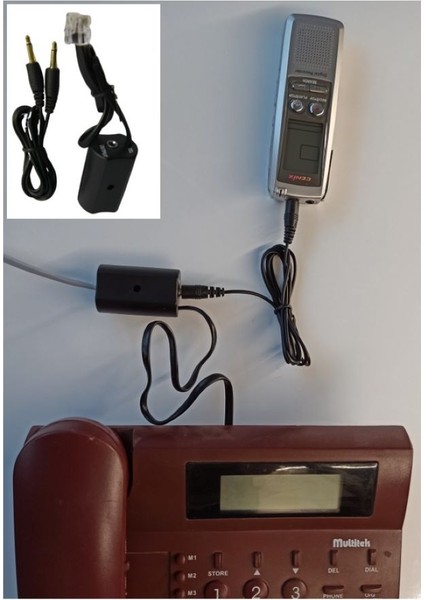 Ses Kayıt Cihazı Seti & Aksesuarlar, 33 Saat Kapasite, Telefon Adaptörlü G.kore Malı indirimleri