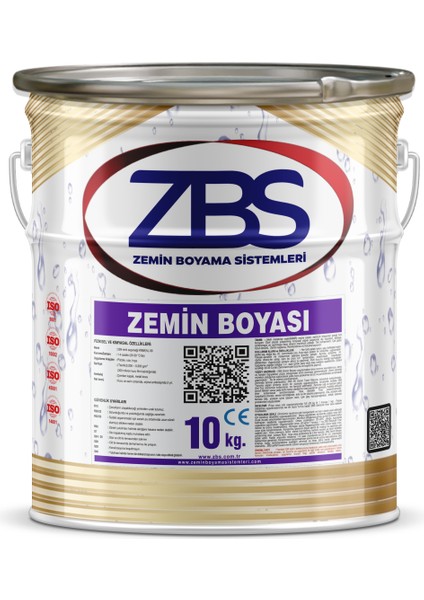 Zemin Boyası 10 kg Koyu Gri RAL-7042