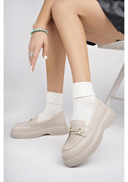 Pegula Garantili Kadın Loafer Kalın Taban Günlük Casual Rahat Ayakkabı fırsatları