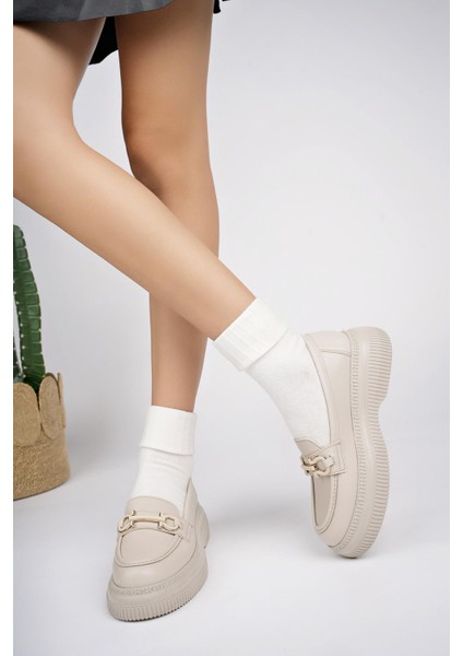 Pegula Garantili Kadın Loafer Kalın Taban Günlük Casual Rahat Ayakkabı indirimleri