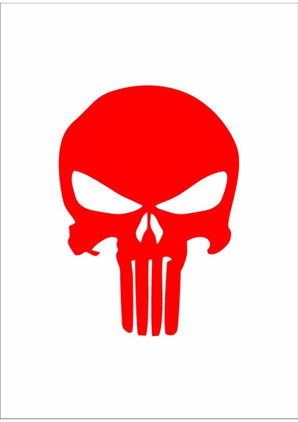 Punisher Kurukafa Araba Oto Motosiklet Karavan Sticker 00490 fırsatları
