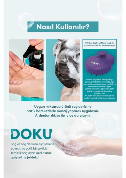 Kepek Karşıtı Kaşıntı Giderici Bakım Şampuanı KUNDAL Dandruff Relief Shampoo (Apple Green Tea) indirimleri