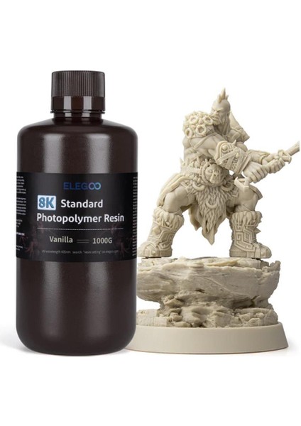 8k Standart Fotopolimer Reçine Vanila 1 kg