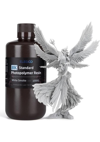 8k Standart Fotopolimer Reçine Wihite Smoky 1kg