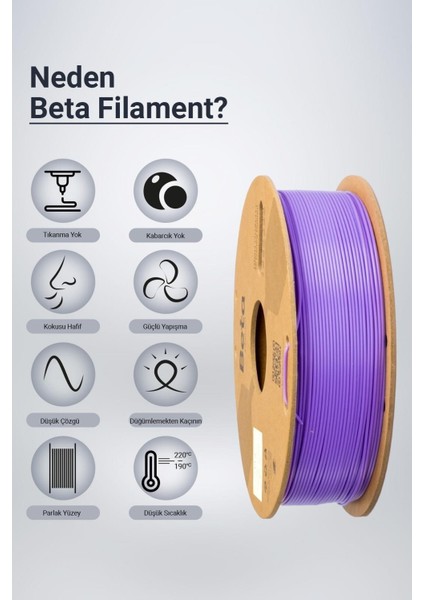 Pla+ Filament Violet Purple