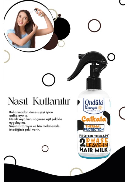 Milk Therapy Protein - Güçlendirici Etki - Isı Koruyucu Çift Fazlı Fön Suyu - 250 ml modelleri