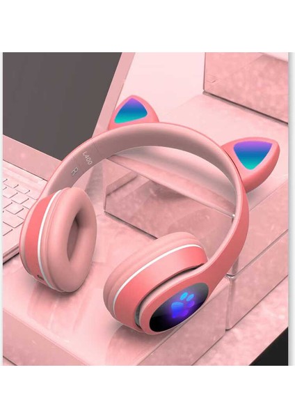 L400 Bluetoothh Kulaklık - Kırmızı