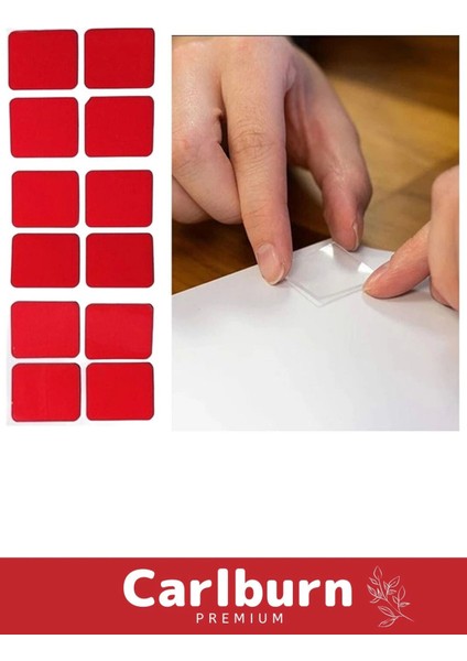 Özel Üretim Ekstra Güçlü Pe Köpük Esaslı Çift Taraflı Hazır Kesilmiş 25X30MM Asma Bant 36 Adet