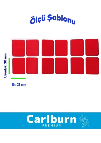 Özel Seri Ekstra Güçlü Pe Köpük Esaslı Çift Taraflı Hazır Kesilmiş 25X30MM Asma Bant 12 Adet fiyatları