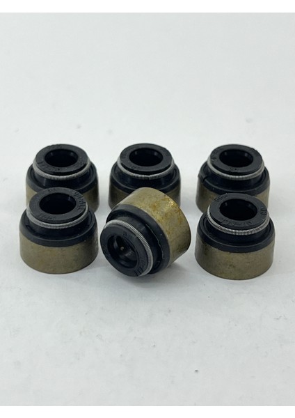 Subap Lastiği Sızdırmazlık Keçesi 16 Adet Fkm ON_S88 Siyah 6,50 x 11,50/14 x 10 - 19025720