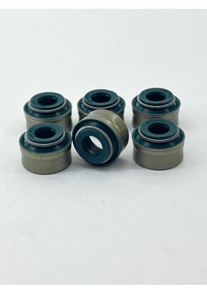 Subap Lastiği Sızdırmazlık Keçesi 16 Adet Fkm ON_S83 Yeşil 8 x 12/15,5 x 9,5 - 12015511