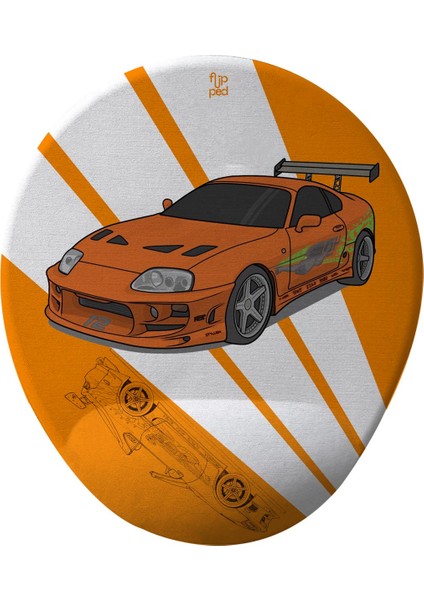 Walker Ff Orange Bilek Destekli Mousepad
