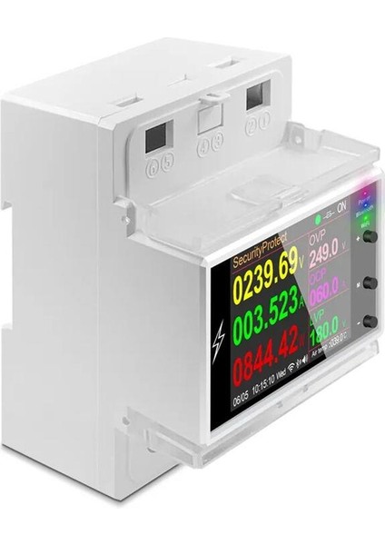 AT4PW 220VAC 100A Wifi Çok Fonksiyonlu Dijital Pano Tipi Ölçü Aleti